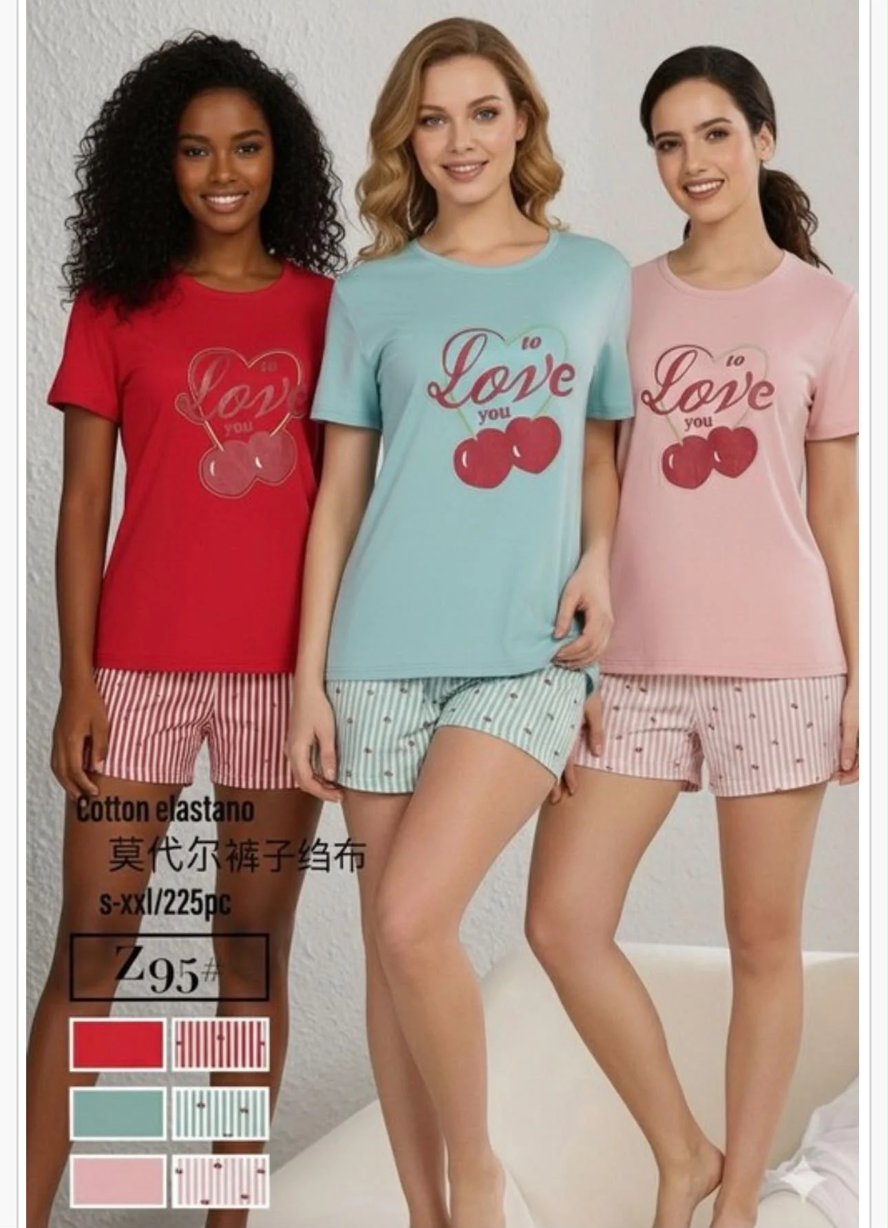 PIJAMA CEREZA LOVE