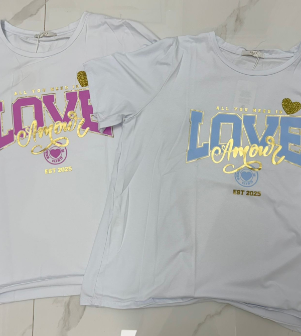 CAMISETA LOVE AMOUR CURVY