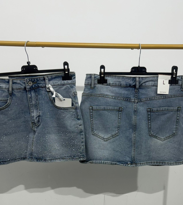 FALDA VAQUERA BRILLO