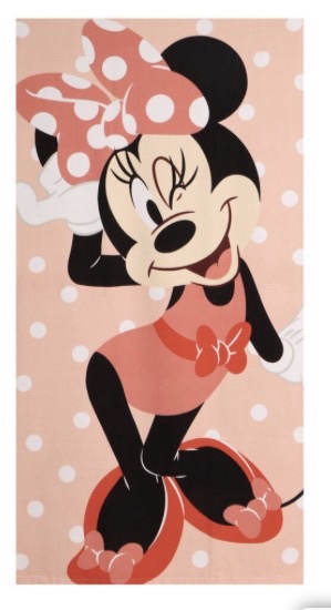 TOALLA PLAYA MINNIE 70x140