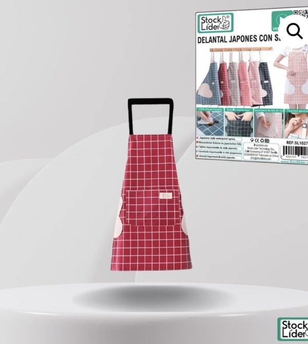 DELANTAL JAPONÉS CON SECAMANOS