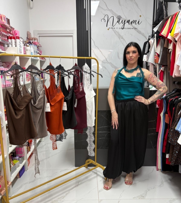 CAMISETA LENCERO ENCAJE