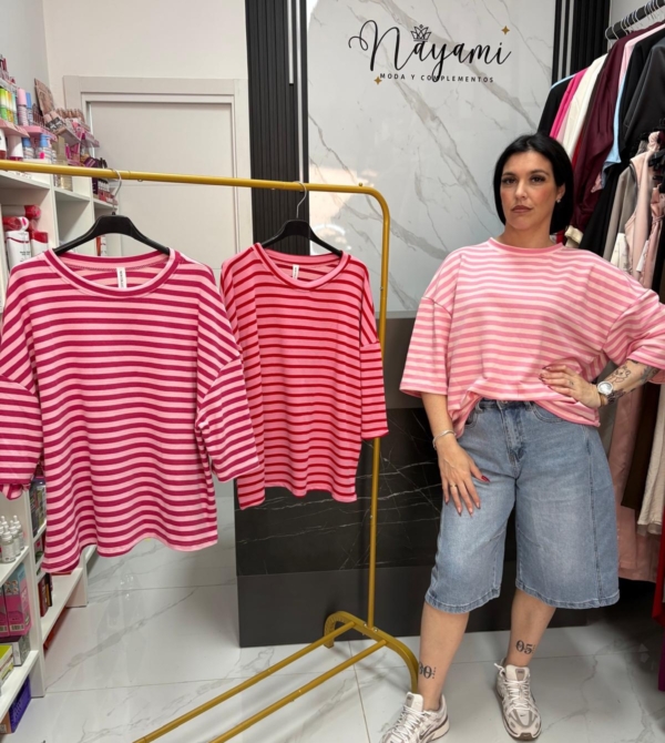 CAMISETA RAYA OVERSIZE