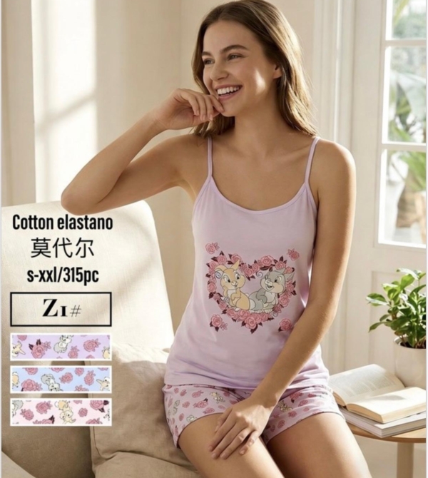 PIJAMA TAMBOR Y MISS BUNNY