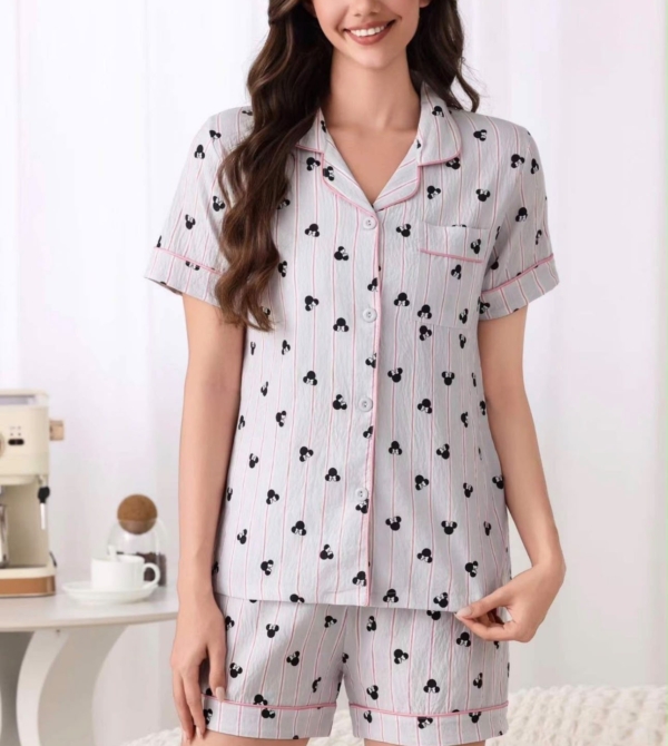 PIJAMA MINNIE BOTONES