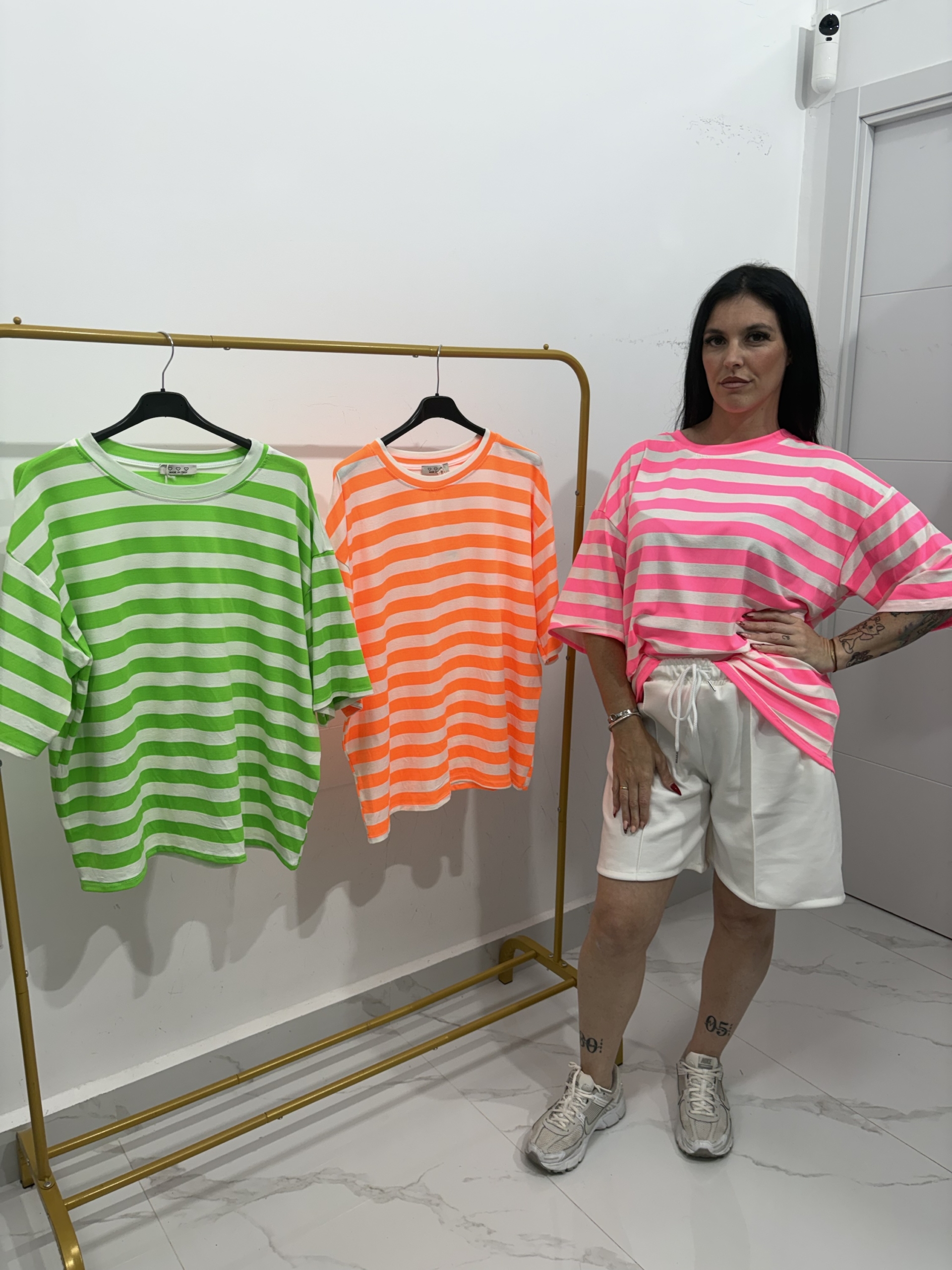 CAMISETA FLUOR RAYA - Imagen 2