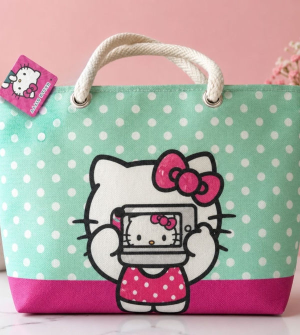BOLSO DE PLAYA HELLO KITTY 📸